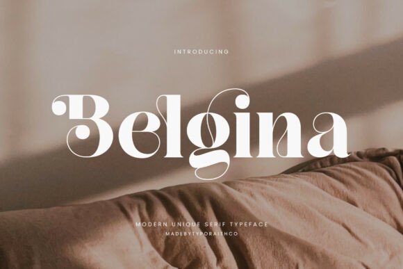 Belgina: A Modern Serif for Elegant Branding