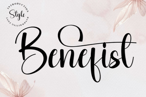 Benefist: A Modern Script Font for Elegant Design