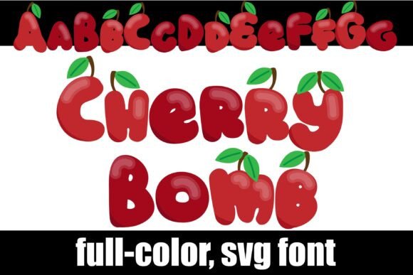 Cherry Bomb: Sweeten Your Designs with High-Energy SVG Typography
