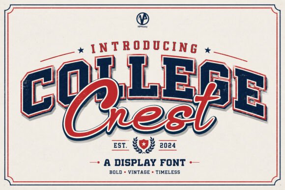 College Crest: Where Varsity Spirit Meets Modern Design