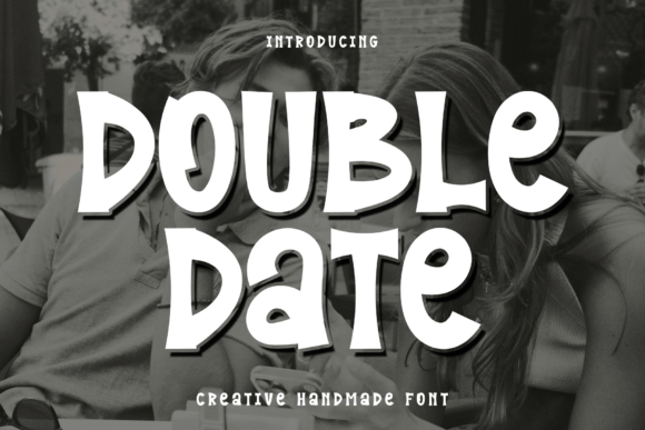 Double Date: Modern Elegance in a Handwritten Font