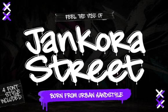 Jankora Street: The Ultimate Display Typeface for Street-Ready Design