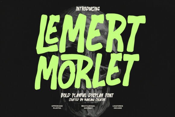 Lemert Morlet: The Display Font with a Lively, Hand-Drawn Spirit