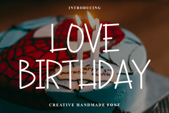 Love Birthday: An Elegant Handwritten Script for Refined Projects