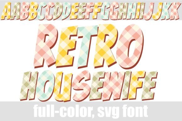 Retro Housewife: A Whimsical Typeface for Vintage Charm