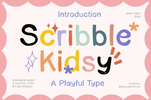 Scribble Kidsy: Capturing Childhood Joy in a Typeface