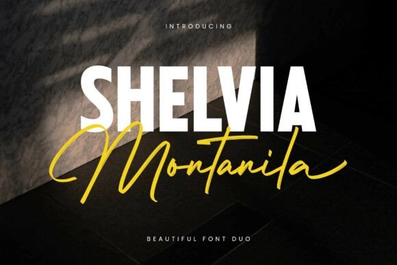 Shelvia Montanila: The Modern Font Duo for Dynamic Brands
