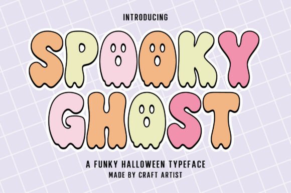 Spooky Ghost: A Playful Typeface for Halloween Creations