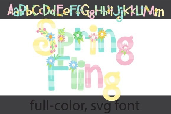 Spring Fling: Your Go-To Typeface for Playful, Whimsical Branding