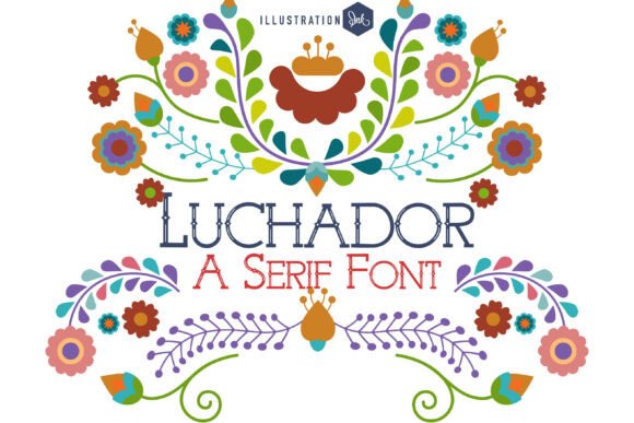 Step Into the Ring with Luchador, the Ornate Serif