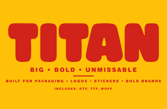 Titan: The Display Font That Commands Attention in Branding