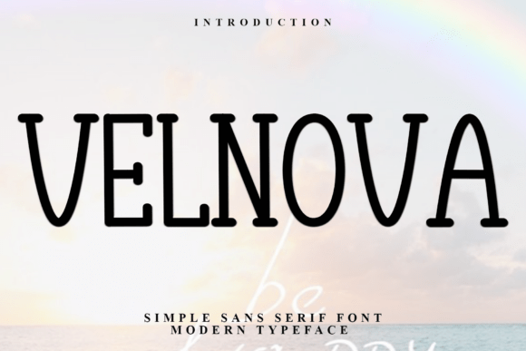 Velnova: A Festive Typeface for Holiday Designs