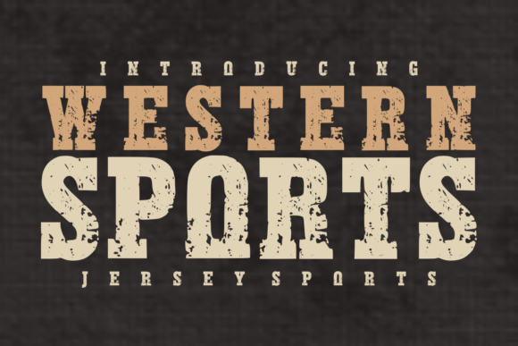 Western Sports: A Font That Brings Frontier Grit to Your Brand